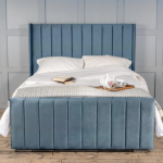 Helen Strip Wing Slatted Bed Frame