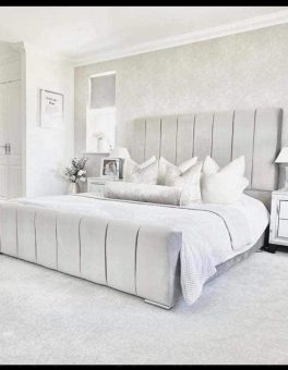 Spears Strip Panel Slatted Bed Frame