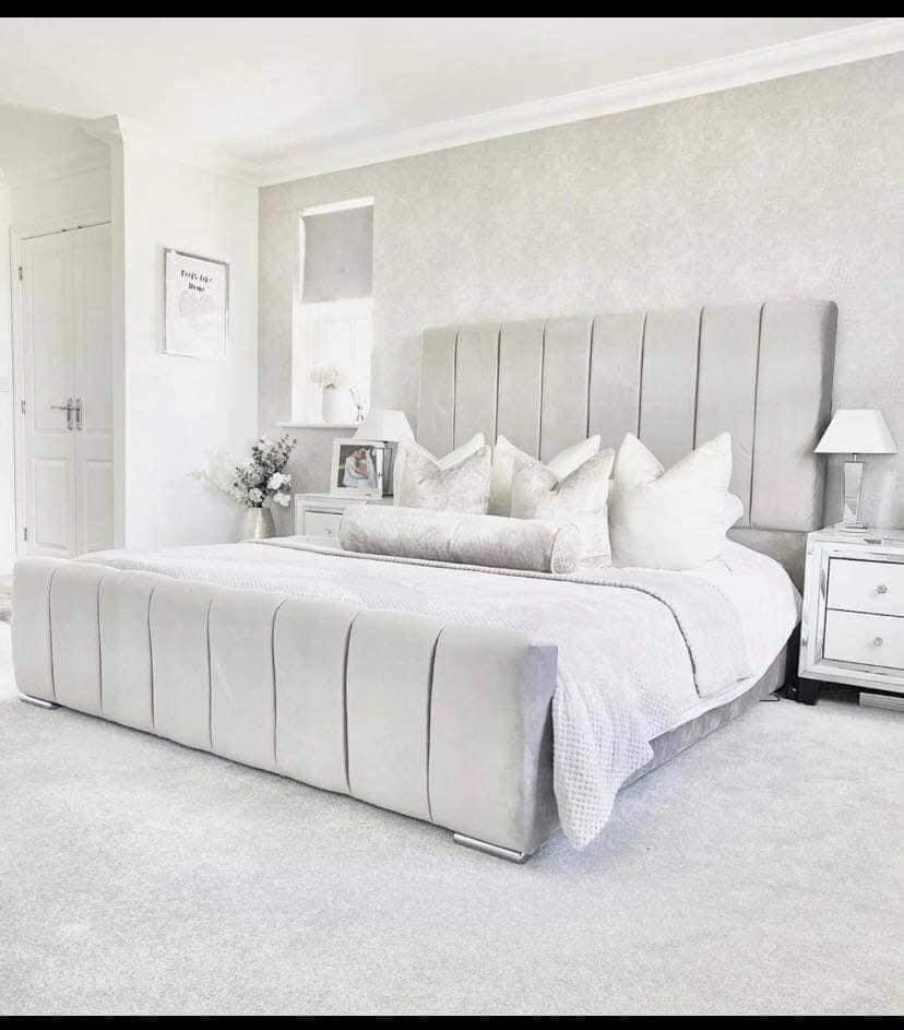 Spears Strip Panel Slatted Bed Frame